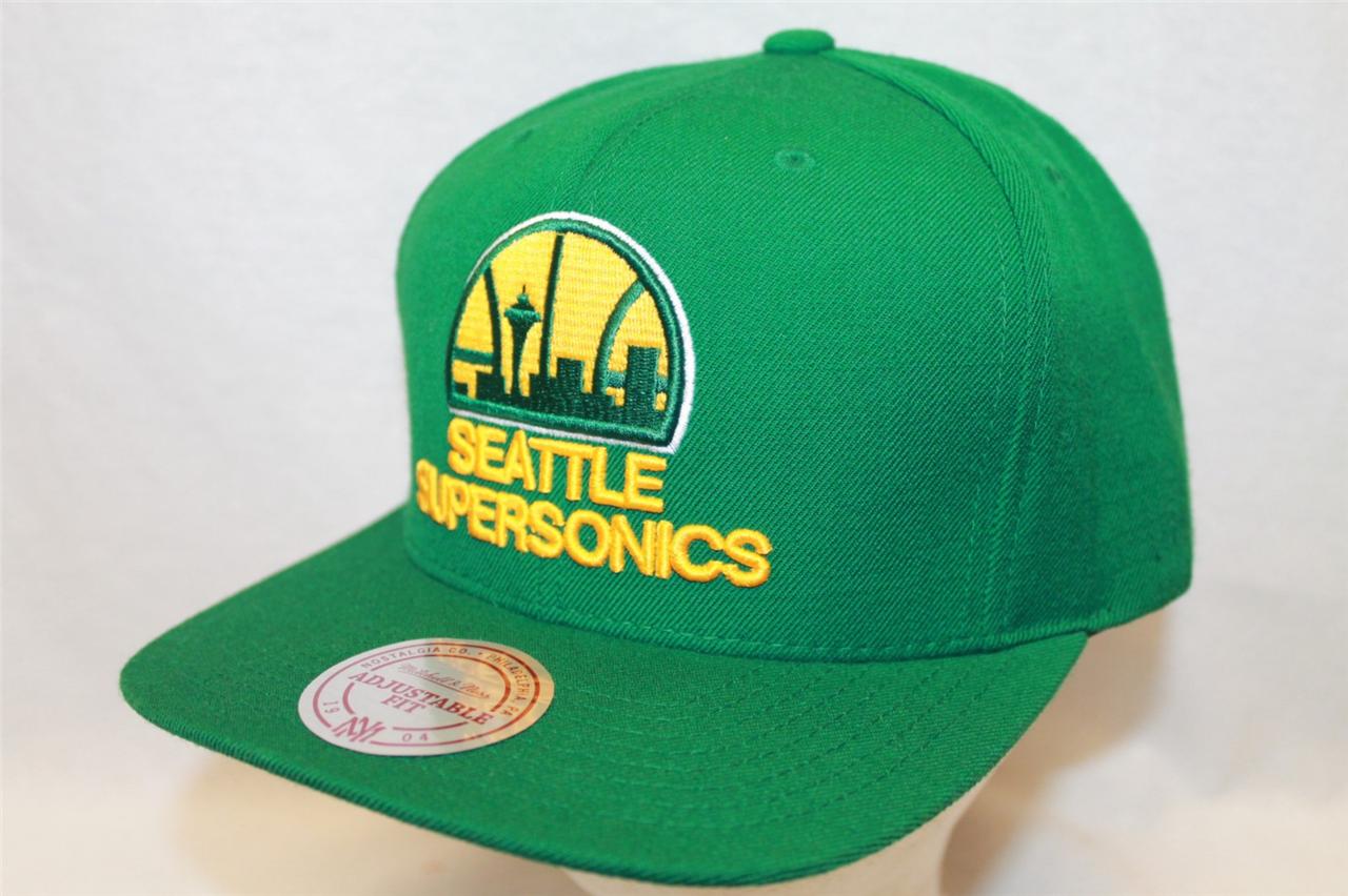 Seattle Supersonics Snapback Hat Cap 