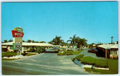 Winter Haven Florida Fl Roadside Orange Acres Motel Ca 1960s