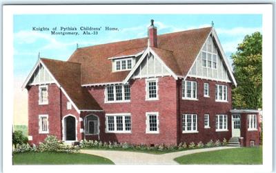 Montgomery Alabama Al Knights Of Pythias Children S Home Ca 1920s