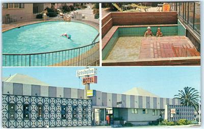 Santa Monica California California En La Carretera Kensington Motel Piscina Ca 1960s Postal Ebay