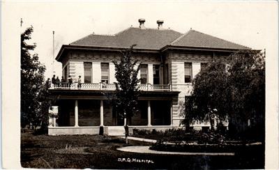 Rppc Salida Co Colorado Denver Rio Grande Railroad Hospital C1910s Postcard