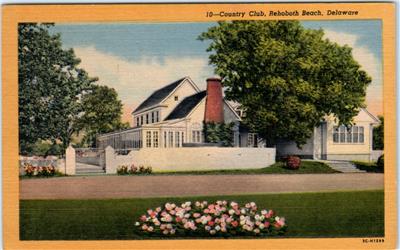 Rehoboth Strand Delaware De Country Club Ca 1940s Leinen