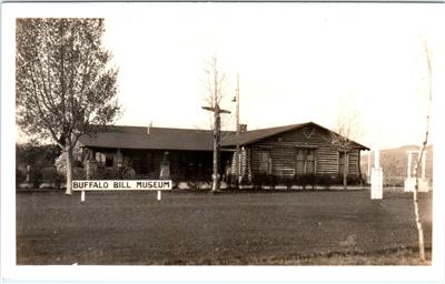 Rppc Cody Wy Wyoming Rustic Buffalo Bill Museum 1940 Roadside