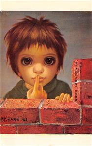 Margaret Keane 70s ヴィンテージ　ポスター 額付「ALONE」 Margaret Keane 70s ヴィンテージ ポスター 額付「ALONE」 Margaret