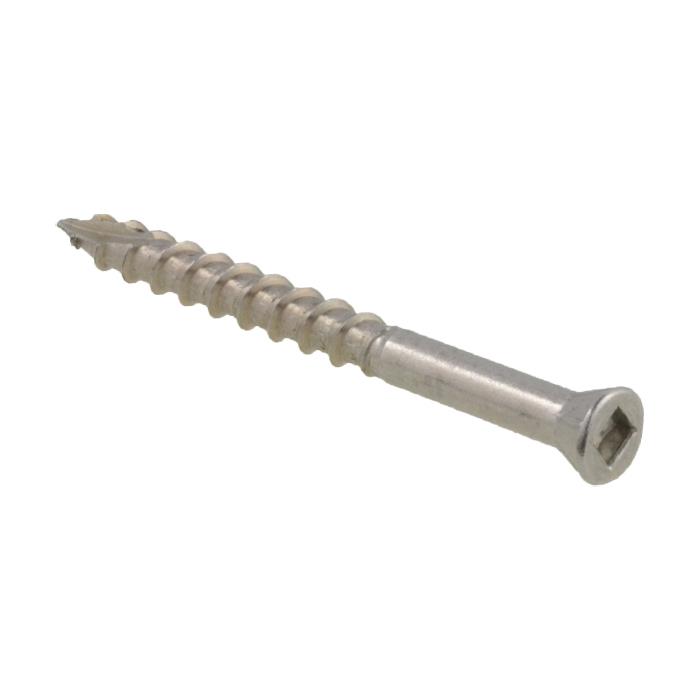 9g (4.5mm) TRIM Head SQUARE Decking Screw Timber Merbau T17 Stainless