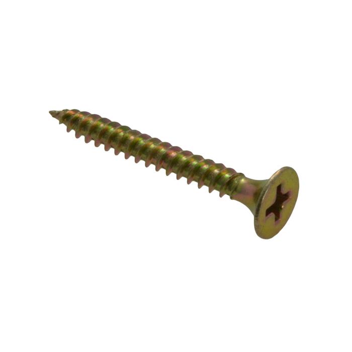 Qty 1000 Plasterboard Screw 6g18 x 20mm Zinc Yellow Bugle Head Drywall