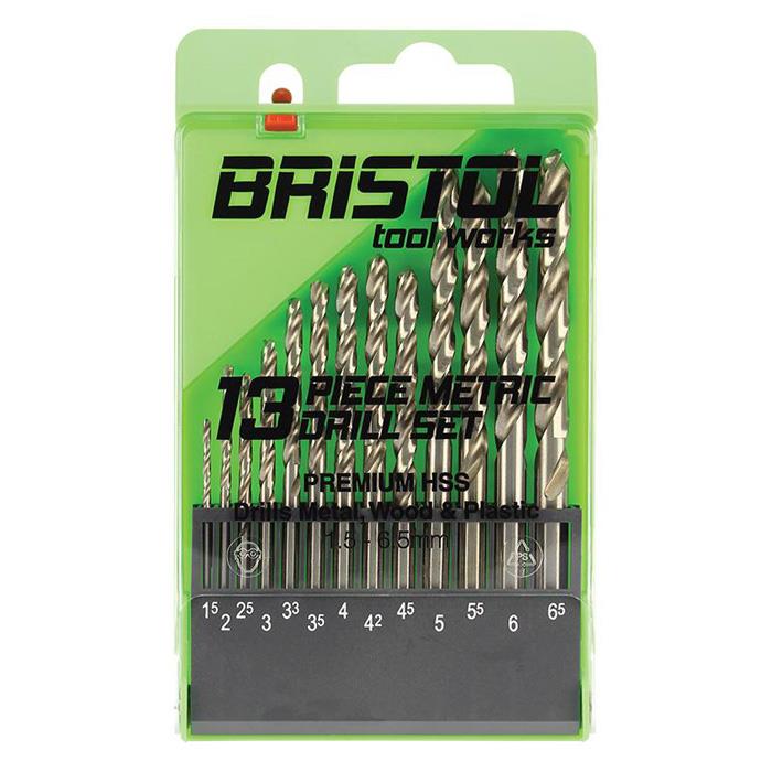 Bristol METRIC & IMPERIAL HSS Drill Bit Set by ALPHA eBay