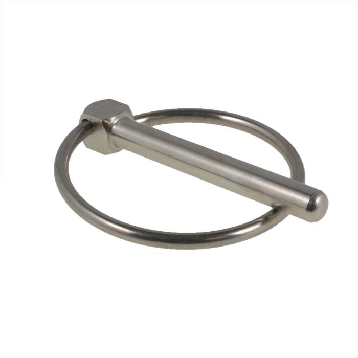 Metric Yellow Zinc Plated Steel Round Linch Pin Clips Diy