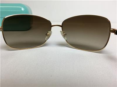 Authentic Tiffany & Co Sunglasses Gold Metal Frame Aviator w/ Case ...
