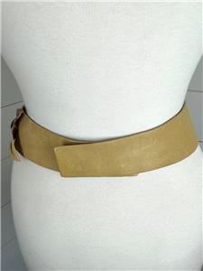Vintage Leatherock Nina Arjani 80s Embelished Leather Belt  display picture 1