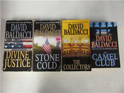 Lot of (4) DAVID BALDACCI Books CAMEL CLUB SERIES #1-4 ...