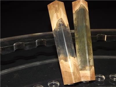 2 Exotic Mystifying Coral Aus Burl Acrylic Pen Blanks Jewelry