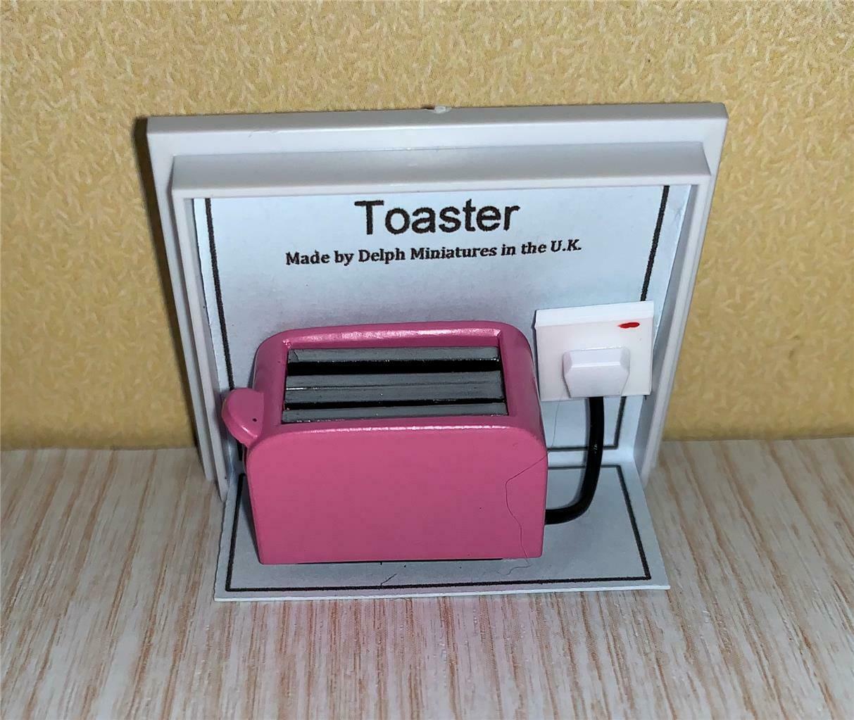 MINIATURE DOLLHOUSE 1:12 SCALE ELECTRIC TOASTER - H37 - Picture 5 of 9