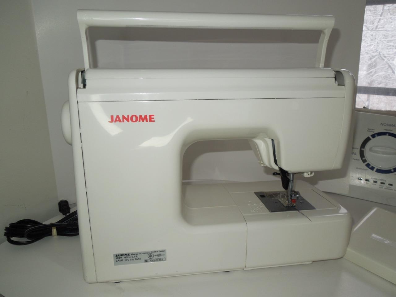 JANOME MEMORY CRAFT 4900 Computerized Sewing Machine Model MC4900QC w
