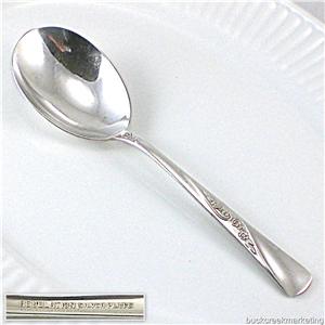 Revelation ll Silverplate 11 Piece Set Teaspoon Soup Spoon Rose Scroll Silver Plate 1953 Vintage International