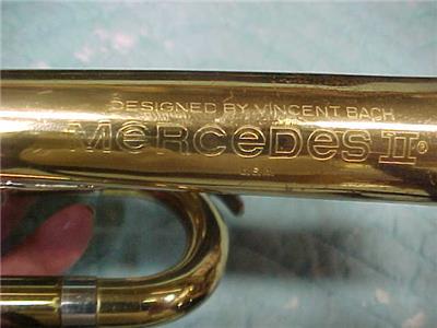 Mercedes II Trumpet by Bach, Elkhart Ind. Good Playing Condition