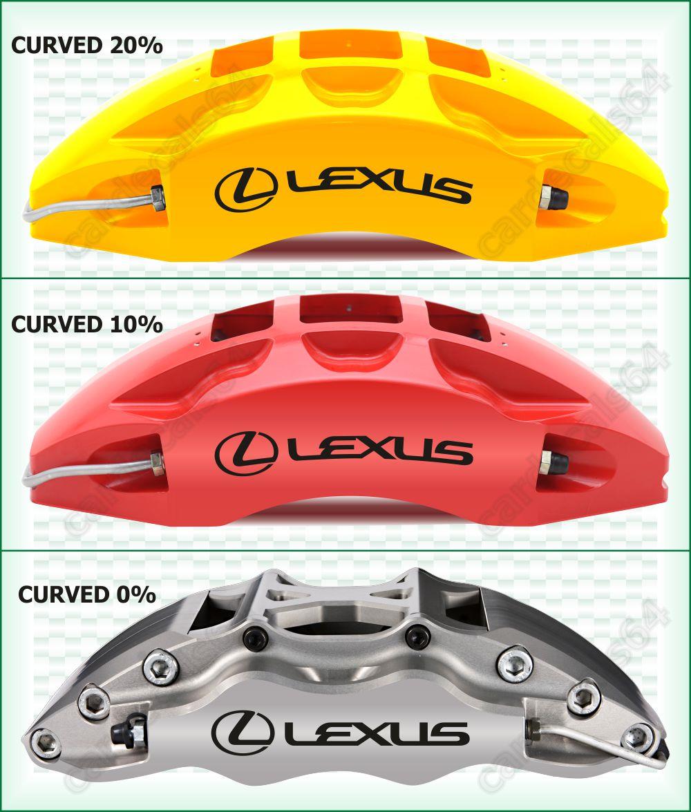 8 X Lexus Brake Caliper Decal Sticker Graphics Emblem Logo Vinyl High