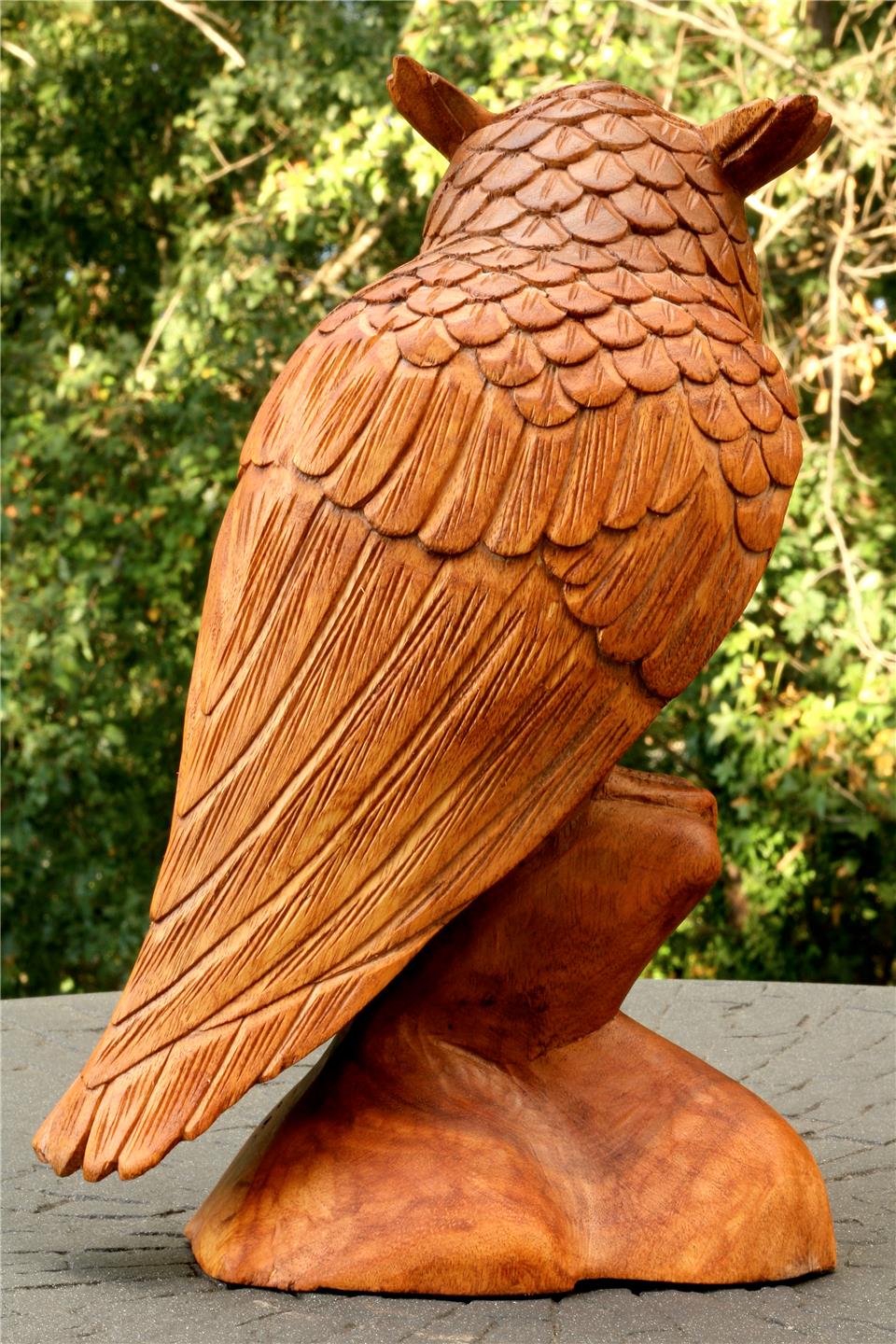 large garden owl statue