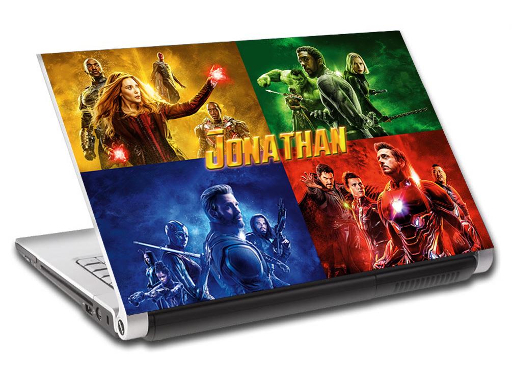 The Avengers Personalized LAPTOP Skin Cover Decal Sticker