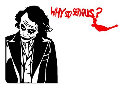 Joker Why So Serious Decal Laptop Macbook Mac Pro Air