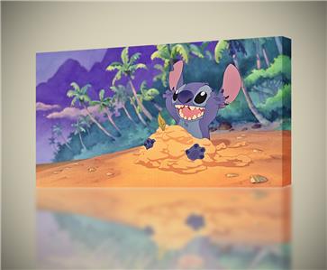 Lilo Stitch Canvas Print Wall Art Decor Giclee Disney 4 Sizes