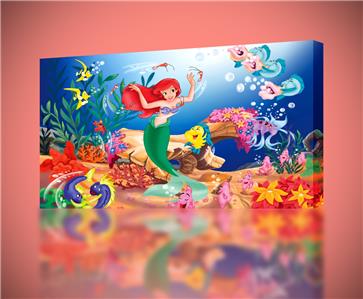 The Little Mermaid Ariel Canvas Print Wall Decor Giclee Art Poster