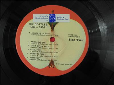 THE BEATLES- 1962-1966 / Apple Records SKBO 3403- 2 LP