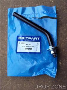 Britpart UK Wing Mirror Arm & Head Set For Land Rover Series I/II/IIA/III - DA2128/DA2130