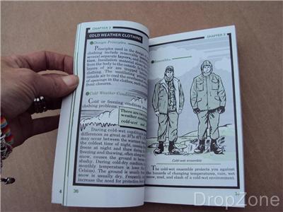 1970/'s US Army Military Care /& Use of Clothing /& Equipment Field Book