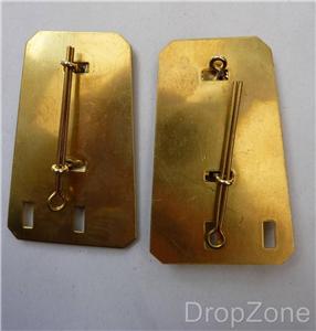 Pair of British Military Army QC Grenadier Guards Annodised Shoulder Badges