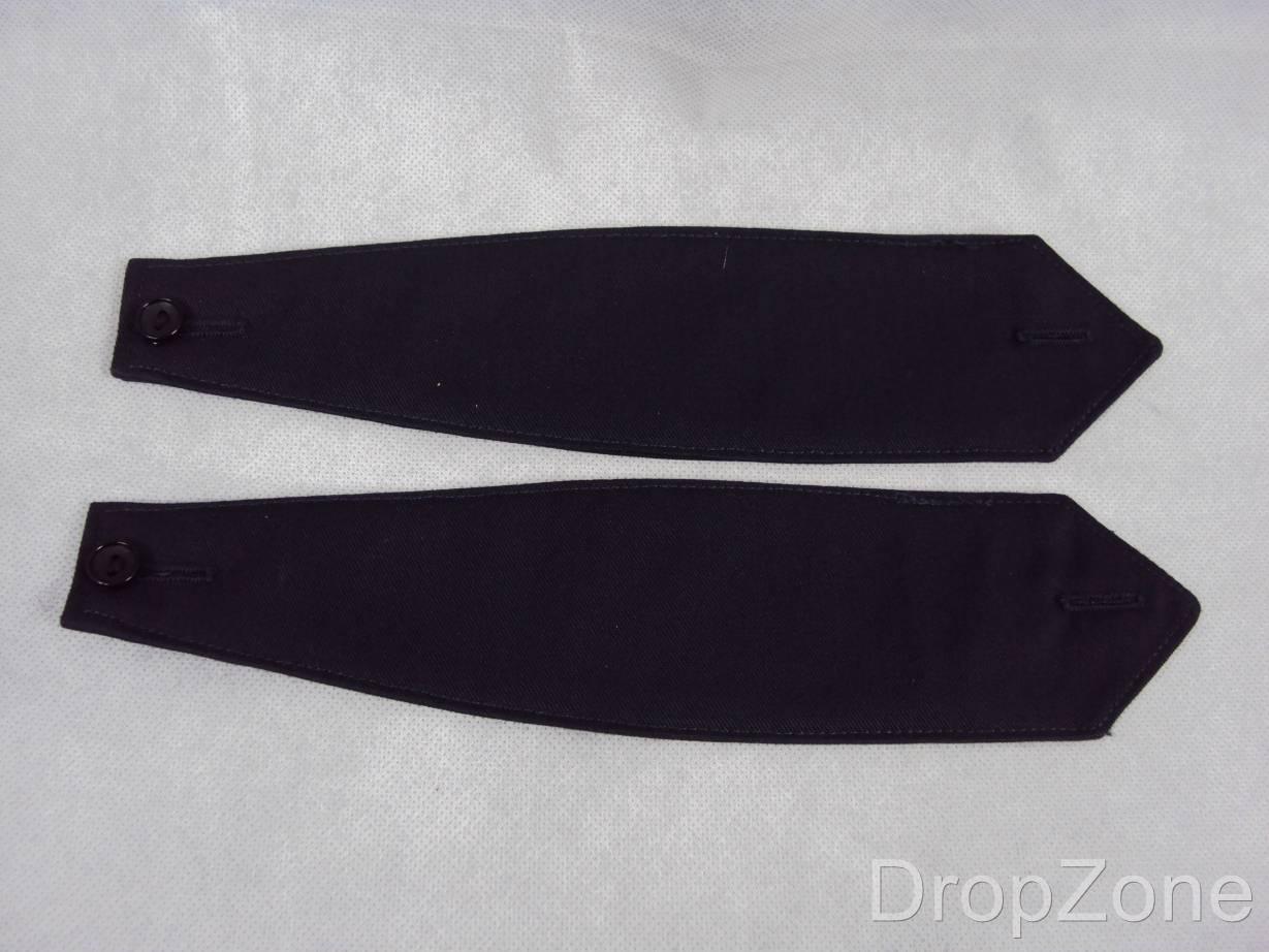 thumbnail image 2 of Pair Of Plain Epaulettes - Button Down Shoulder Straps For Nurses Security Shirts 2 of 4