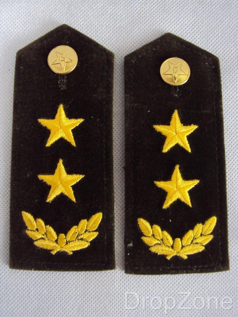 Chinese Military Peoples Liberation Army Pair of Rank Insignia Epaulettes - Foto 5 di 8
