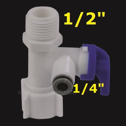 Under Sink RO Diverter Feed Water Valve 22 ( Fits 1/4" Reverse Osmosis