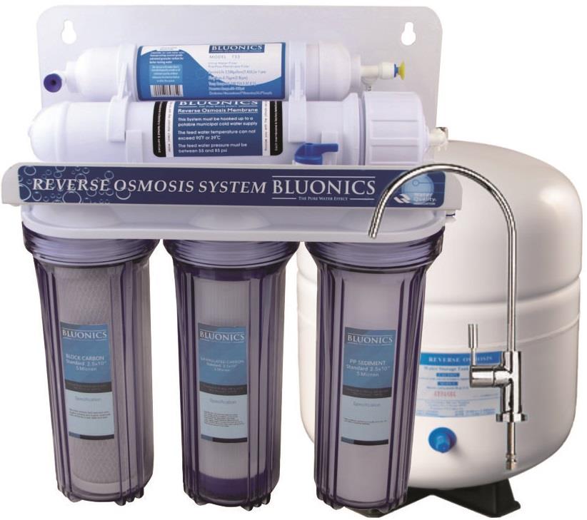 5 Stage Reverse Osmosis Drinking Water System >BLUONICS 50 GPD RO Home Purifier. 99461797819 eBay