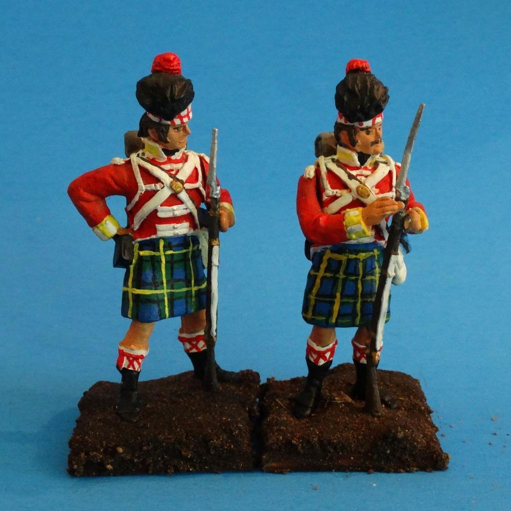 MI-534 - British Gordon Highlanders Loading - Napoleonics (2 figs) - Li'l Army MI-534 - British Gordon Highlanders Loading - Napoleonics (2 figs) - Li'l Army