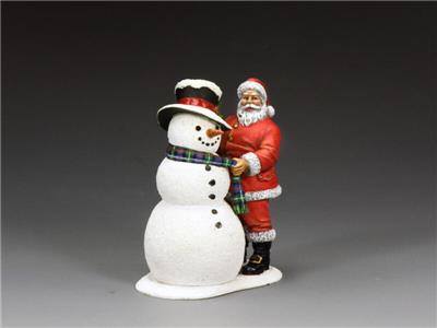 XM023-1 - Santa & His Snowman - Christmas - King and Country