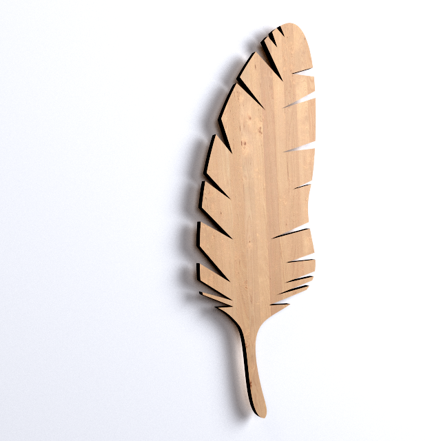Details About 10x Wooden Feather Bird Plume Room Craft Shapes Blank Shape Art Decoration V79