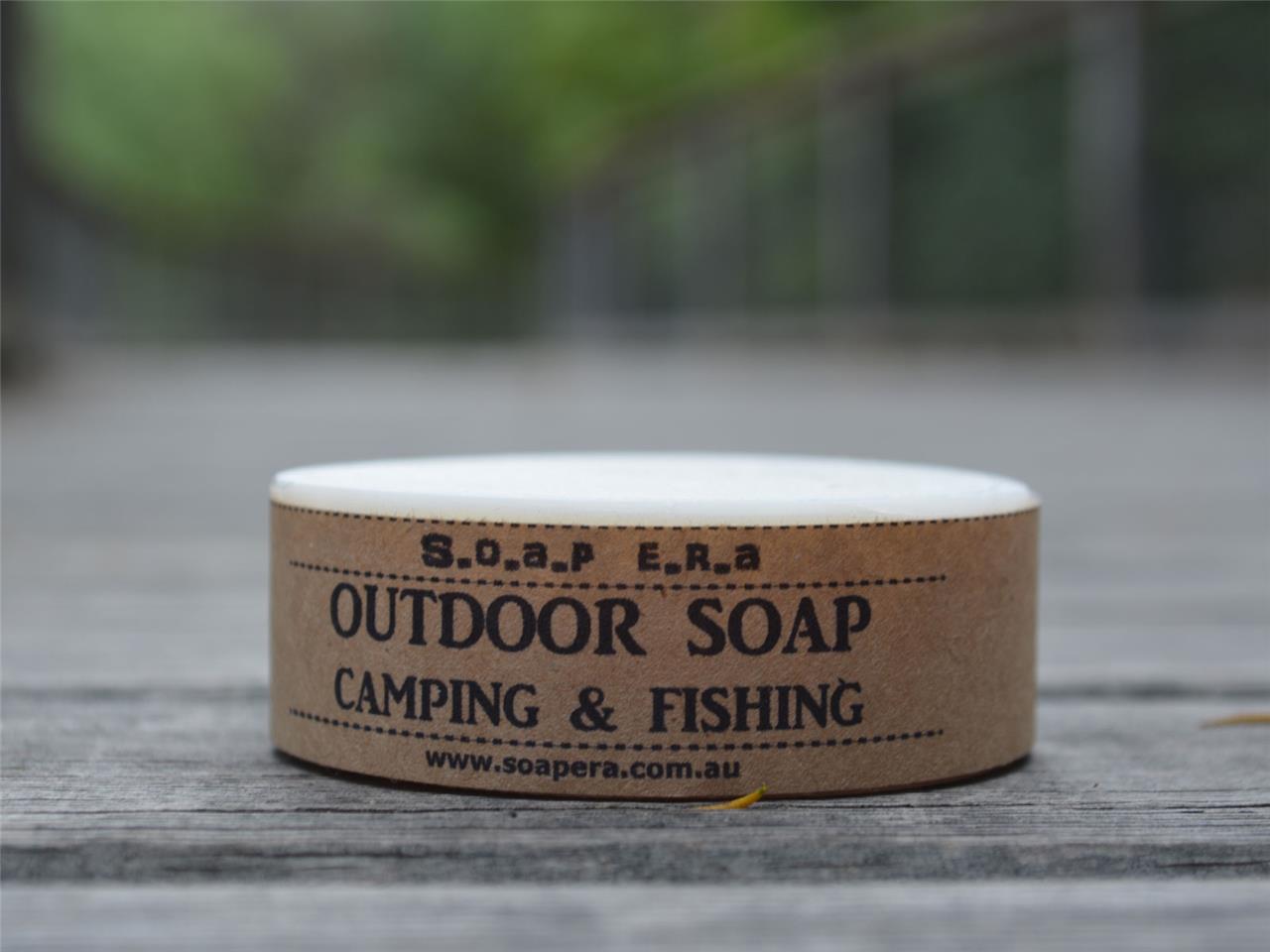 1 x Outdoor Soap 100 Coconut oil biodegradable for camping use salt
