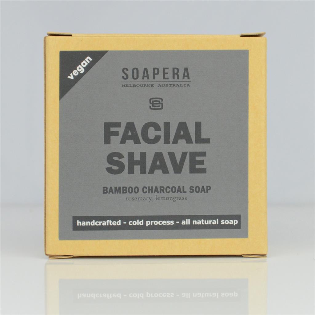 SOAP ERA BAMBOO CHARCOAL  FACIAL/SHAVING SOAP