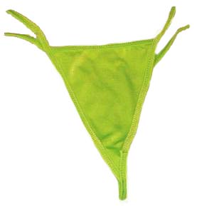 Lime Neon MICRO pantie STRIPPER thong g string Teeny | eBay
