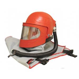 clemco sandblasting helmet sand hood air fed shotblasting blast