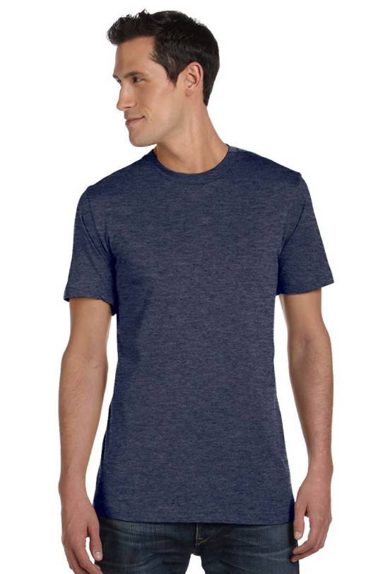 Canvas Unisex Tee Jersey Short Sleeve MULTI SHADES OF BLUE T