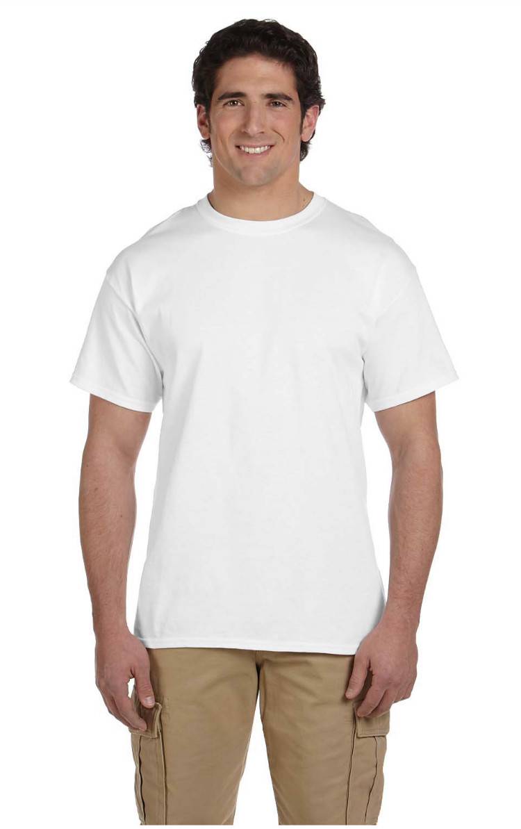 Gildan Mens Short Sleeves Ultra Cotton 6 oz WHITE T-Shirt G200 S-5XL