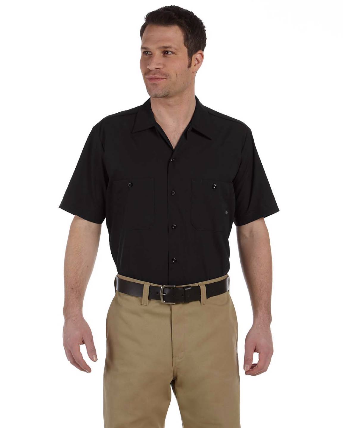 Dickies Men's 4.25 oz.Dress Industrial Short Sleeve Work S-5XL Shirt ...