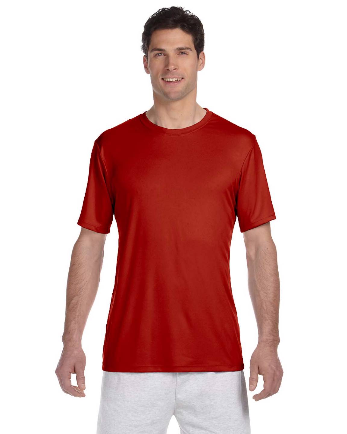 Hanes Men's 4 oz Short Sleeves 100% Polyester Cool Dri BIG SIZE T-Shirt ...