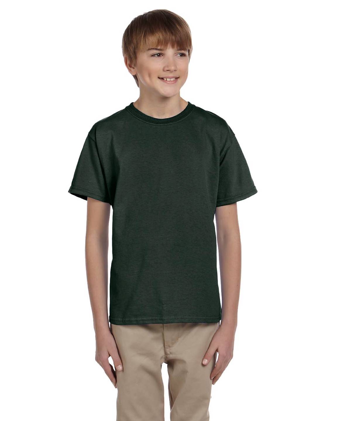 NEW Fruit of the Loom Youth 5 oz 100% Cotton HD T-Shirt M3931B - Picture 14 of 34