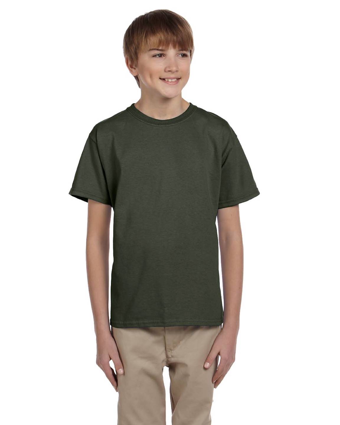 NEW Fruit of the Loom Youth 5 oz 100% Cotton HD T-Shirt M3931B - Picture 20 of 34