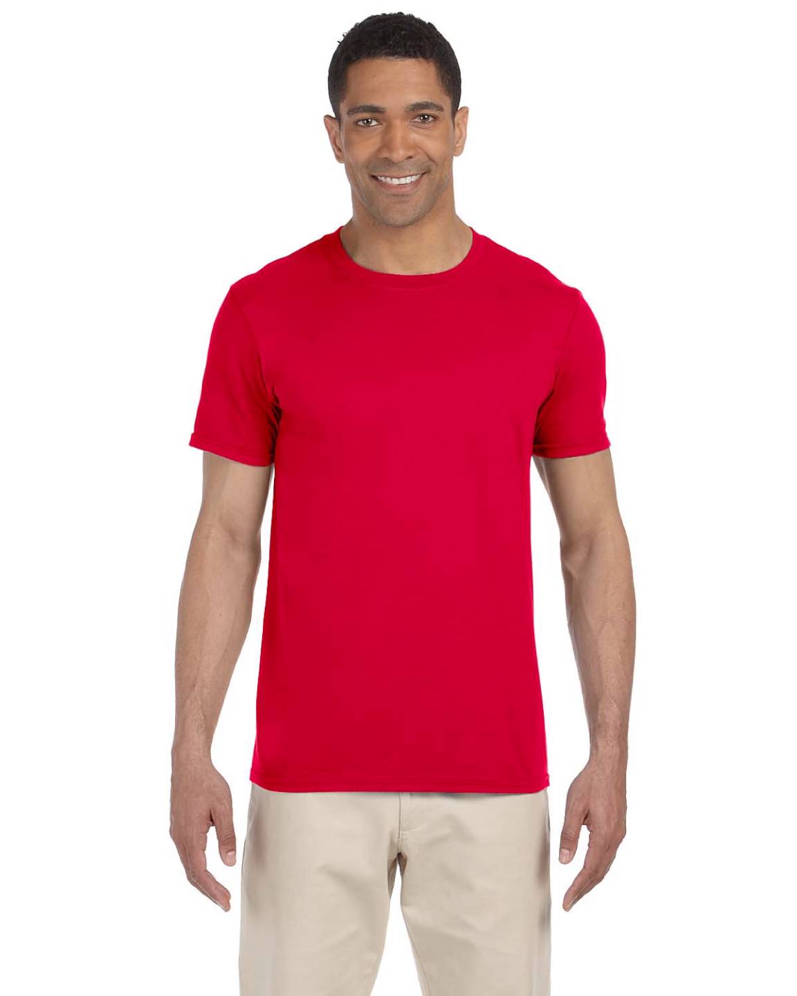 Gildan Mens T-Shirt Short Sleeves Light Weight 4.5 oz Softstyle S-3XL MG640 - Picture 8 of 29