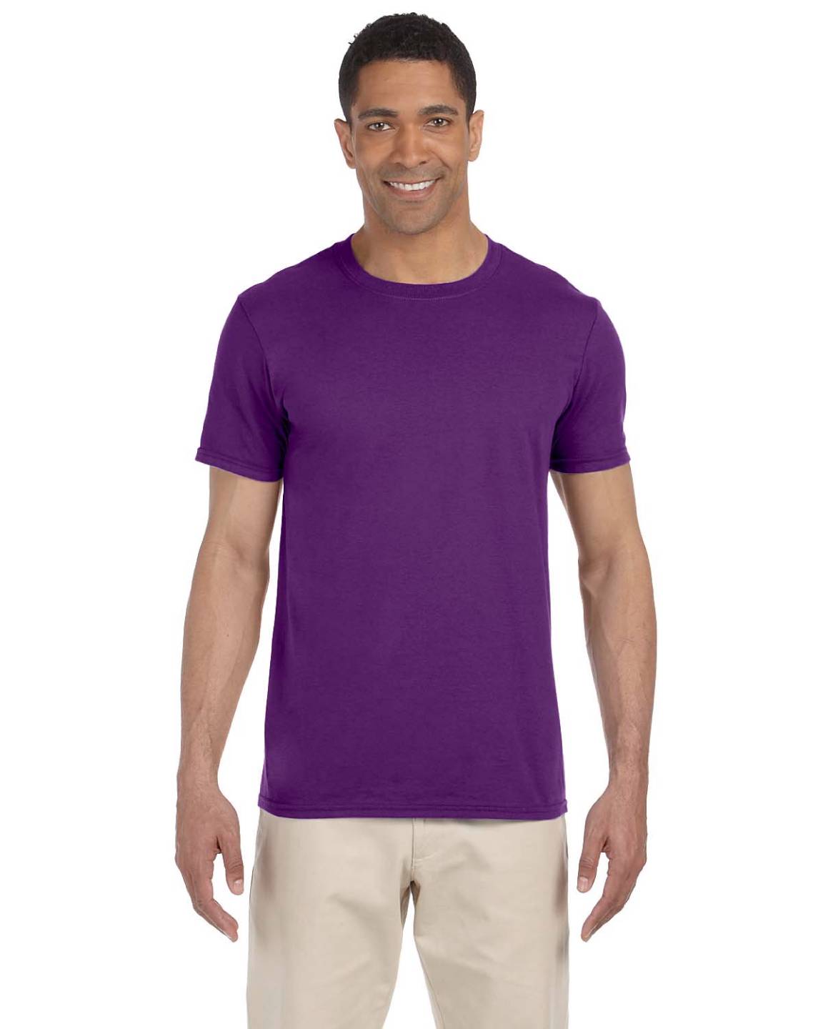 Gildan Mens T-Shirt Short Sleeves Light Weight 4.5 oz Softstyle S-3XL MG640 - Picture 24 of 29