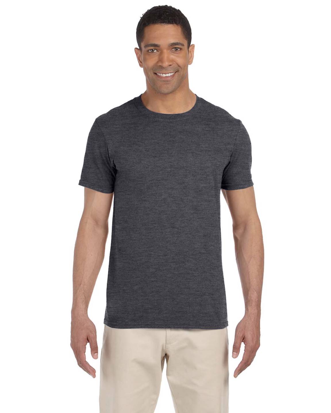 Gildan Mens T-Shirt Short Sleeves Light Weight 4.5 oz Softstyle S-3XL MG640 - Picture 10 of 29